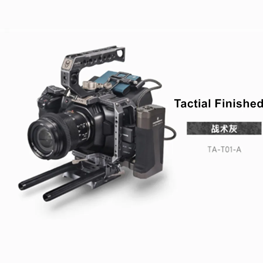 Tilta BMPCC 4 к 6 к клетка для камеры TA-T01-A-G Полная Клетка SSD накопитель держатель Верхняя ручка Боковая ручка для BlackMagic BMPCC4K 6 к