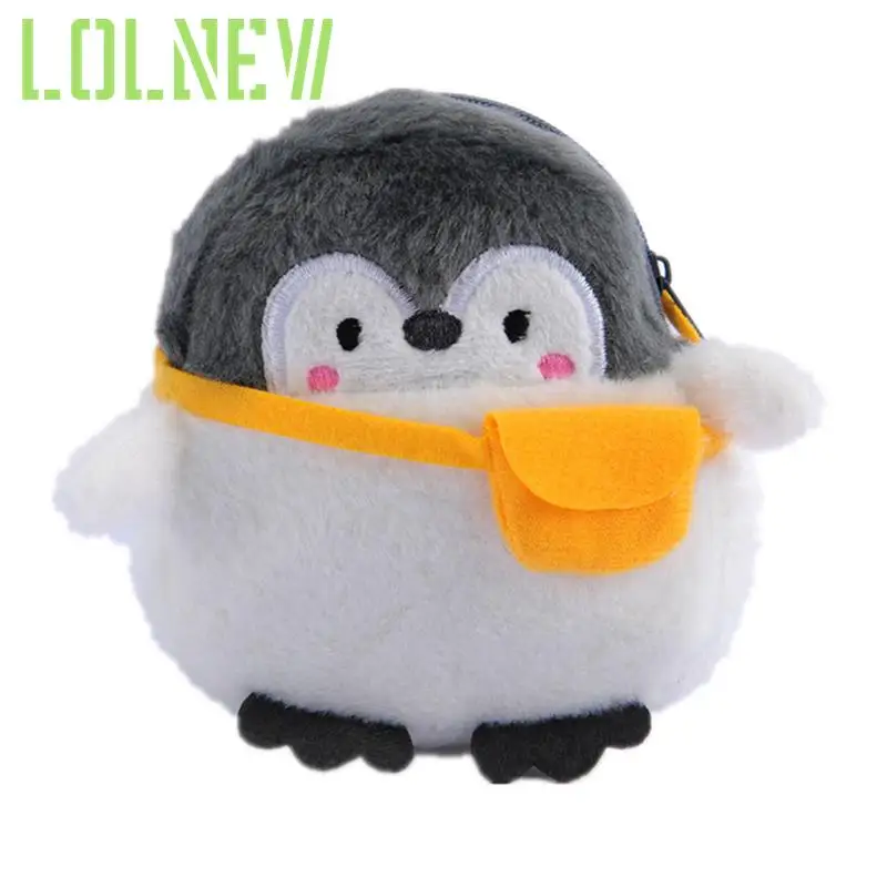 

Cute Penguin Plush Mini Wallet Soft Positive Energy Penguin Plush Coin Purse Girls Lovers Valentine's Gifts