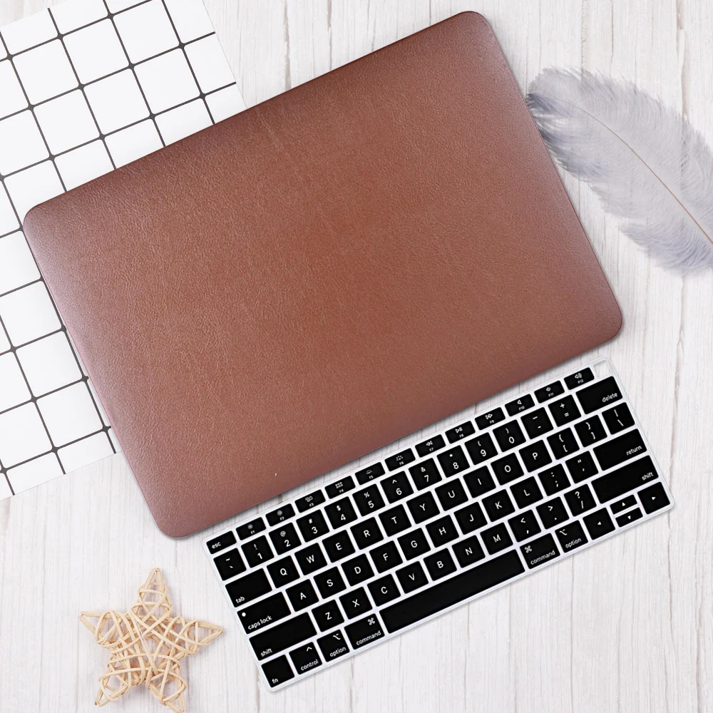 Redlai PU кожаный чехол для Macbook Air Pro retina 11 12 13 15 дюймов сумка ноутбука нового Mac с