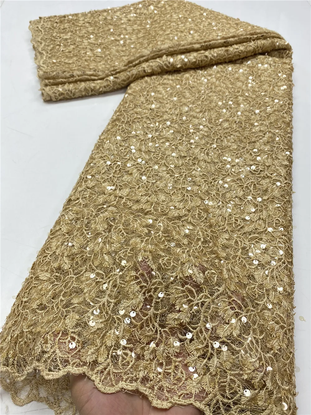 NI.AI серый гипюровый кружевной шнур кружевная вышивка Африканский кружево с