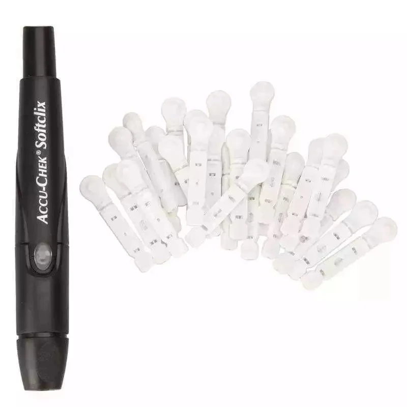 Accu-Chek Softclix FastClix ланцет устройство Accuchek набор для диабета accu проверяющая ручка на