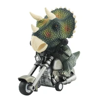 dinosaur motorbike friction car model play vehicles toys tyrannosaurus triceratops dragon diecast lifelike gift christmas kids