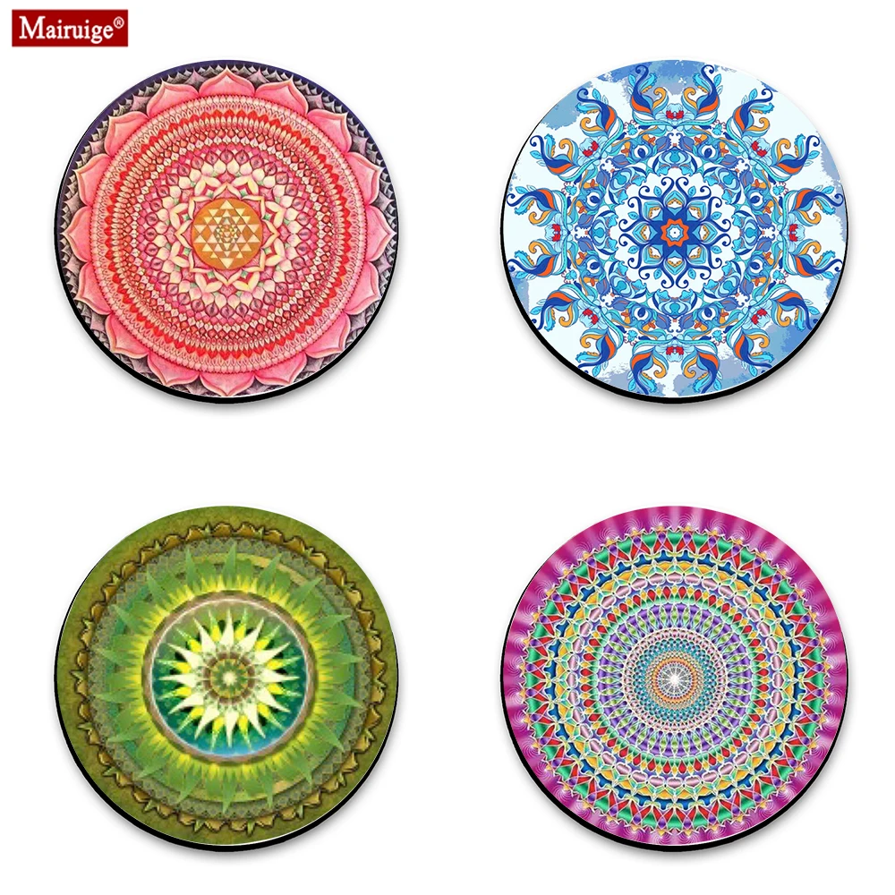 

Datura Flowers Round Best Mouse Pad Color Game Mousepad Gaming PC Laptop Supplies Rubber Computer Desk Mat 20cmx20cm Keyboard