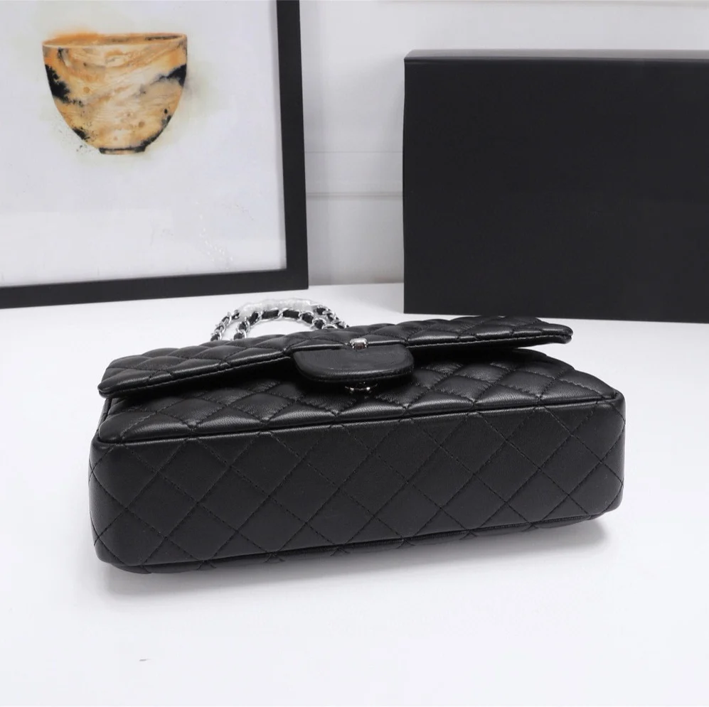 

Top luxury ladies messenger bag fashion design shoulder bag high quality leather chain handbag diamond classic flap bag