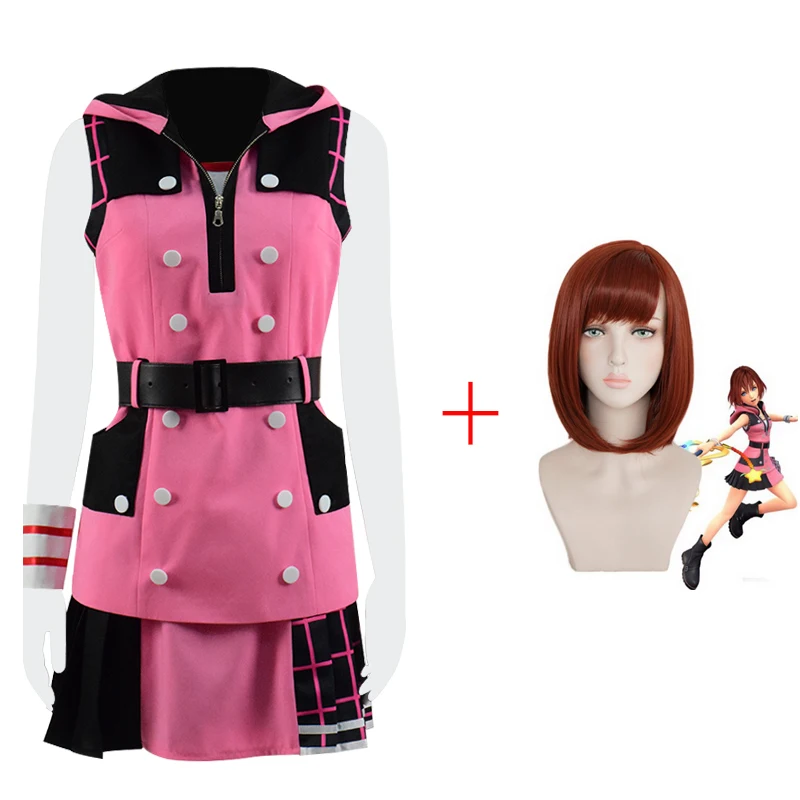 Изготовленная на заказ ткань для косплея Kairi принцесса сердца карнавал платье