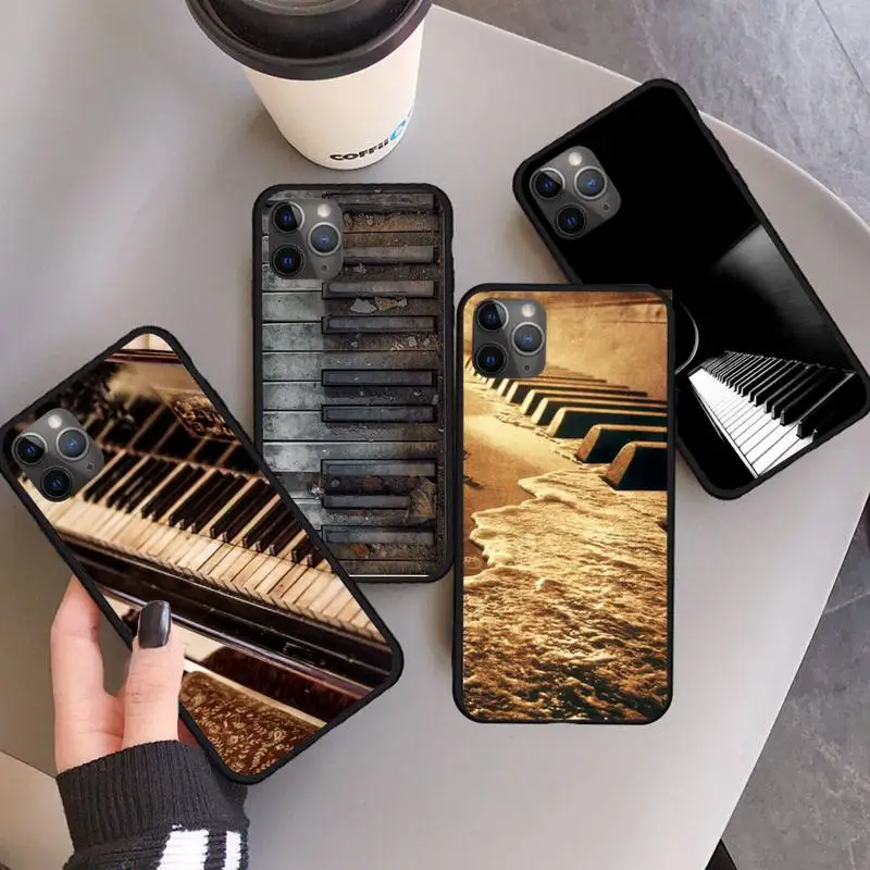 

Piano music pattern Phone Case For iphone 12 11 13 7 8 6 s plus x xs xr pro max mini