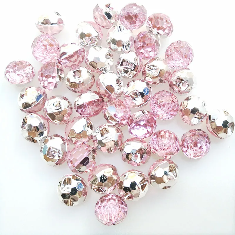 HL 40 шт розовый цвет круглые акриловые кнопки швейные принадлежности для одежды