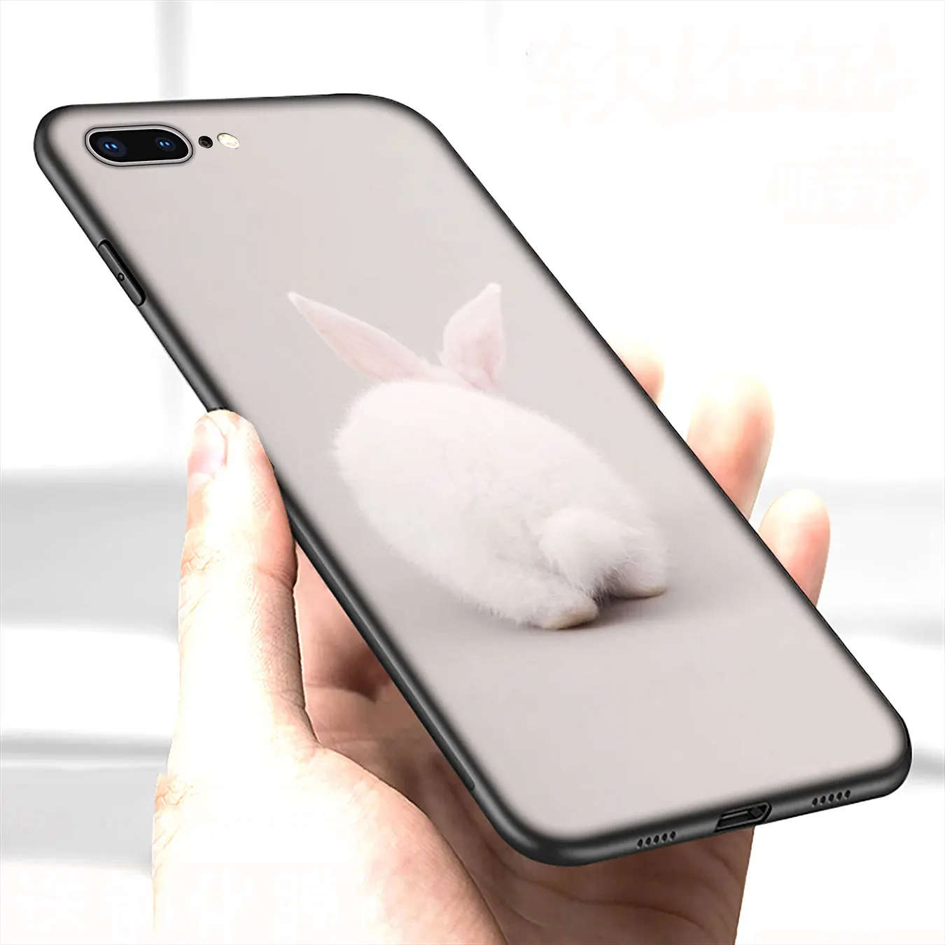 IYICAO милые белые с рисунком кролик для малышей мягкий силиконовый чехол iPhone 12 мини