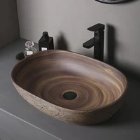 postmodernism retro artistic antique ceramic toilet wash bathroom vessel sink