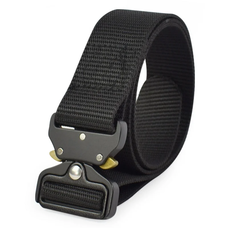 

Military Heavy Duty Tactical Belt Metal Buckle Waistband Paintball Gear Army Waist Support Hunting Belts Training Waist Belt