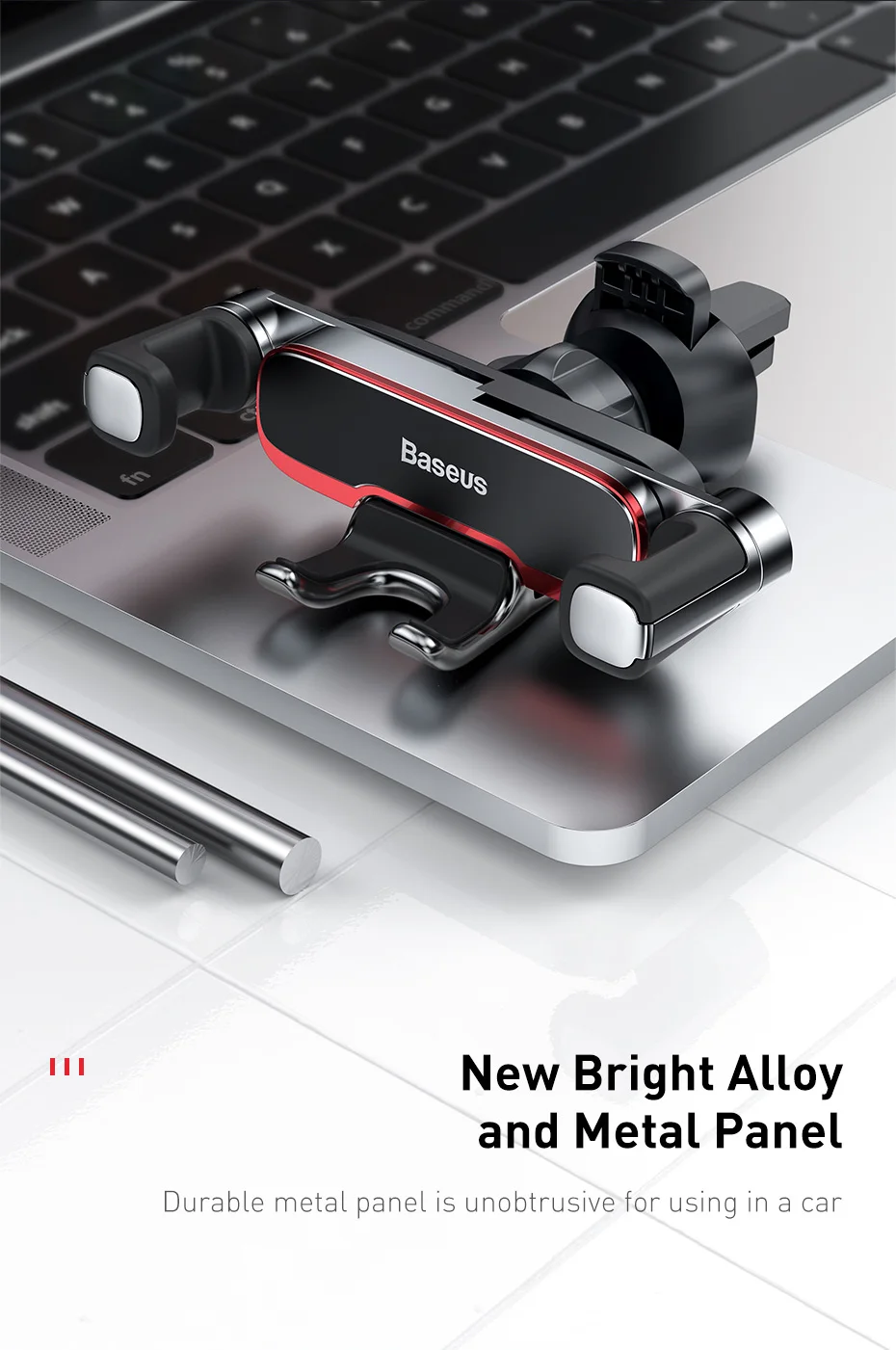 Baseus Gravity Car Holder For Phone in Car Air Vent Mount Holder Stand for iPhone 12 Air Vent Mount Cell Phone Support wooden mobile stand