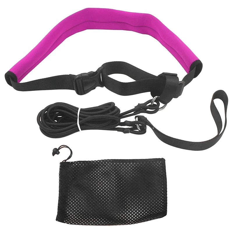 

2.0M Pool Swim Training Leash Swim Training Belt Swim Resistance Tether Elastic Rope Swimming Training Equipment