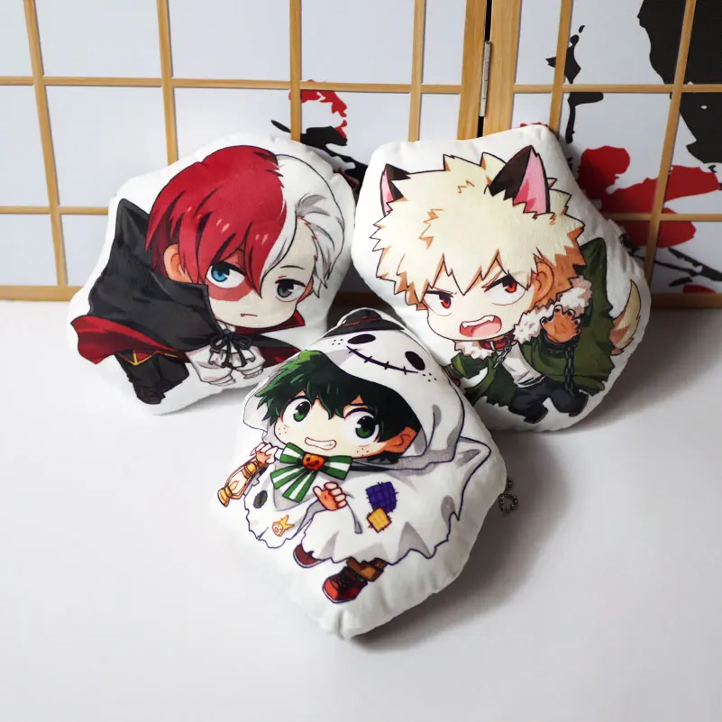 Моя геройская Академия плюшевые куклы аниме Izuku Bakugou Todoroki Хэллоуин косплей