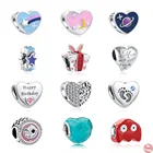 Бусина-Шарм Вселенная из серебра 2022 пробы с эмалью