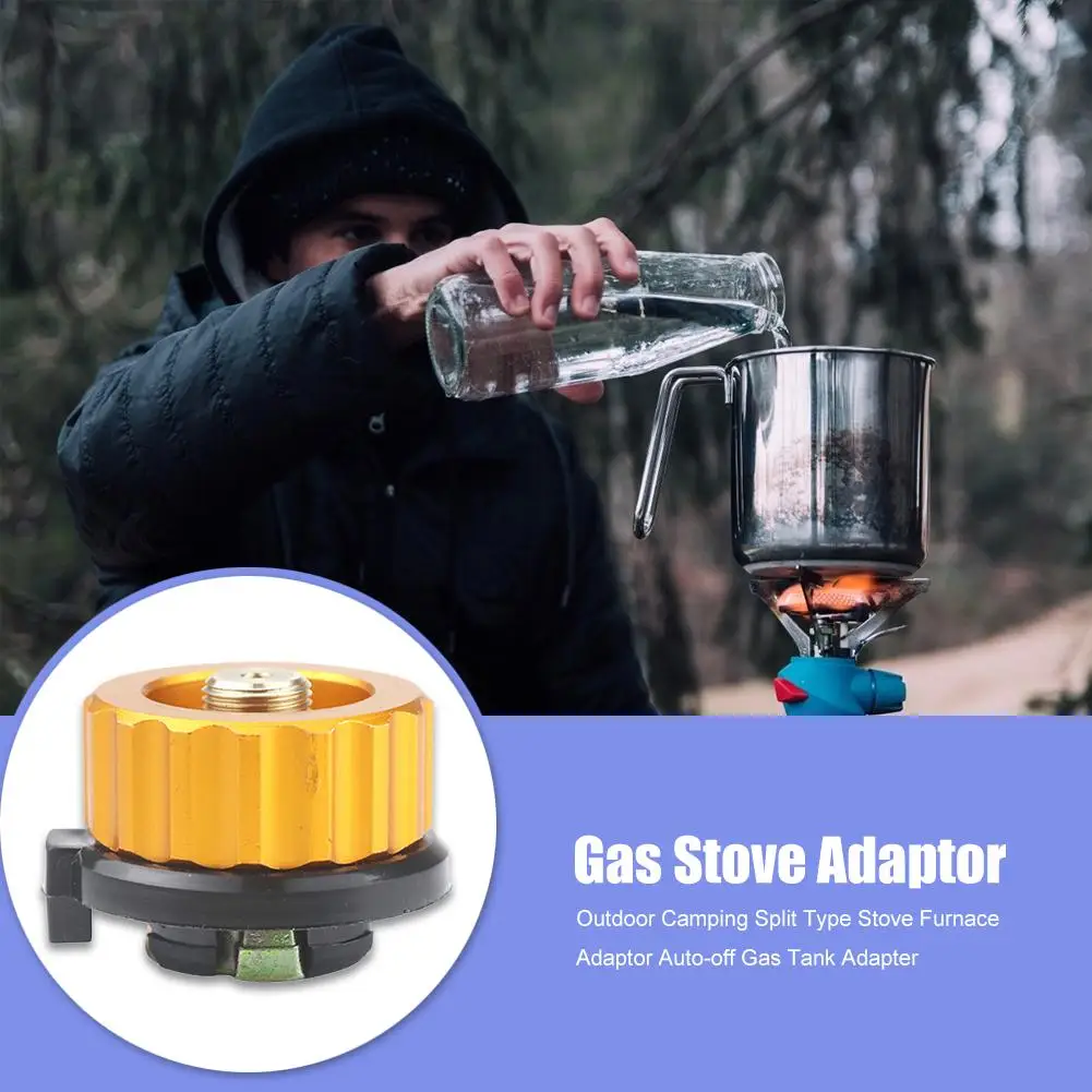 Пеший Туризм горелка Сплит Тип адаптер духовка Конвертер Коннектор цилиндр Авто