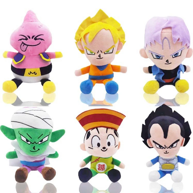 Супер саиянская кукла 20 см Гоку Вегета Драконий жемчуг плюшевые игрушки бак