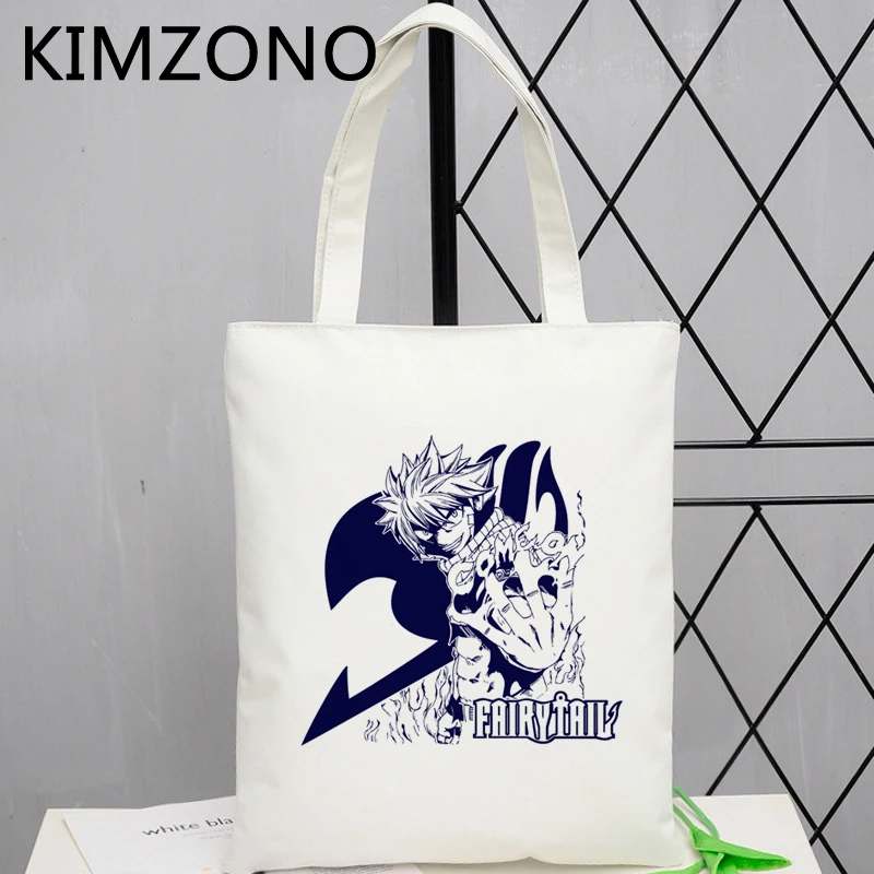 

Fairy Tail shopping bag shopper bolso eco jute bag reusable bolsa bag reusable sacola fabric foldable sac tissu