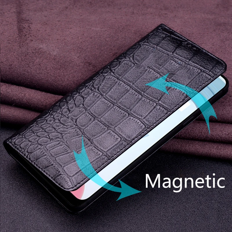 

Luxury Genuine Cow Leather Flip Case For Realme C21 C11 C15 Flip Cover Handmake Leather Protective Cases For Realme C21 Case