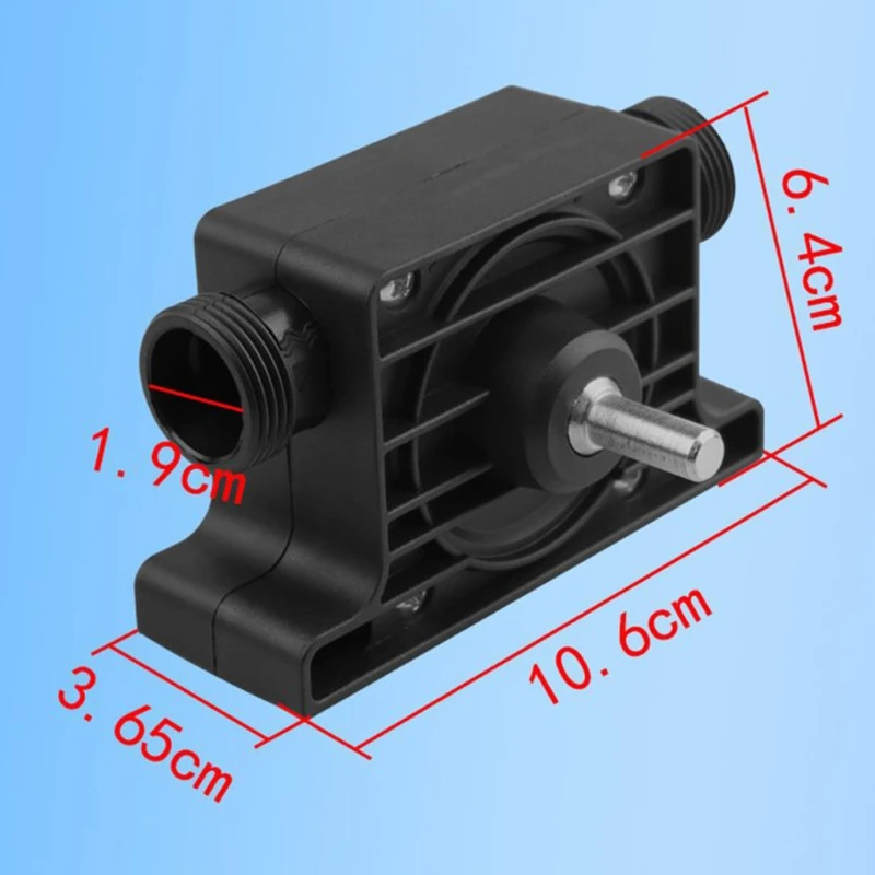

Portable Hand Electric Drill Water Pump Large Flow Oil Fluid Transfer Pumps Heavy Duty Home Garden Outdoors