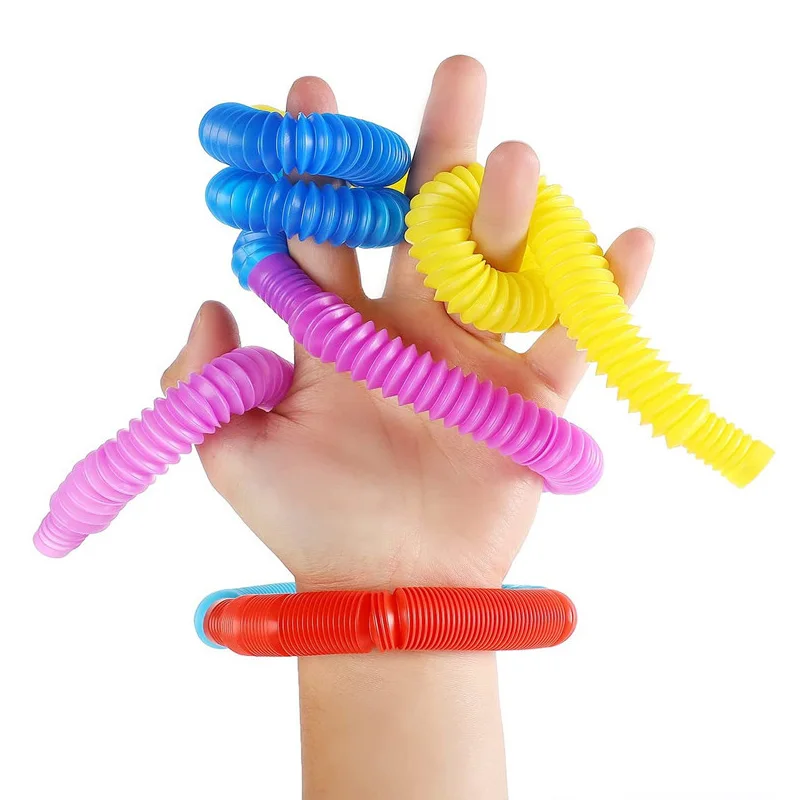 7 шт. пластиковые трубки-антистресс для детей и взрослых | Игрушки хобби