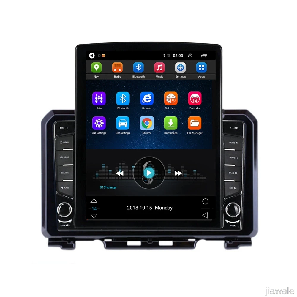 

9.7" octa-core tesla style vertical screen Android 10 Car GPS video Multimedia for Suzuki Jimny 2018-2020 with 4G/Wifi DVR OBD