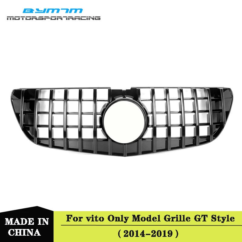 

For GT Style Front Bumper Racing ABS Grille For vito W447
