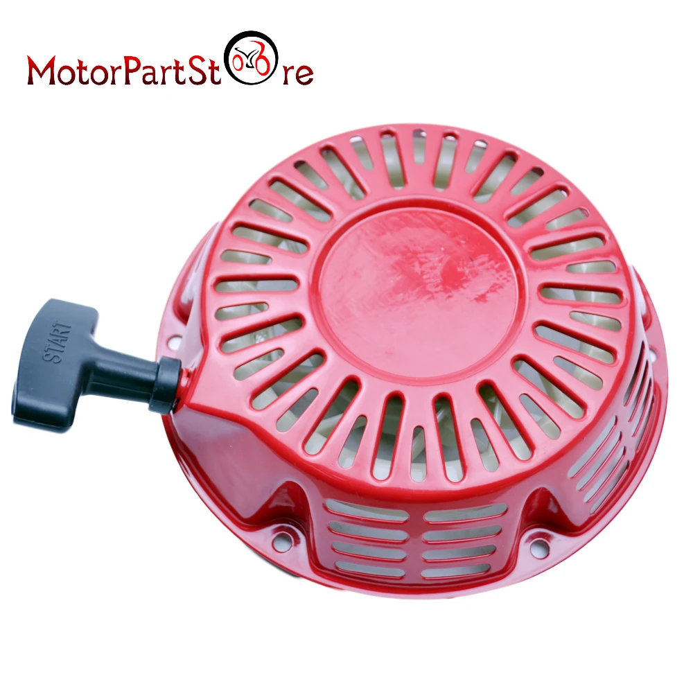 FLYPIG 2 шт Красный Потяните старт красный отдачи крышка 8HP & 9HP для Honda GX240 GX270 28400 ZE2 W01