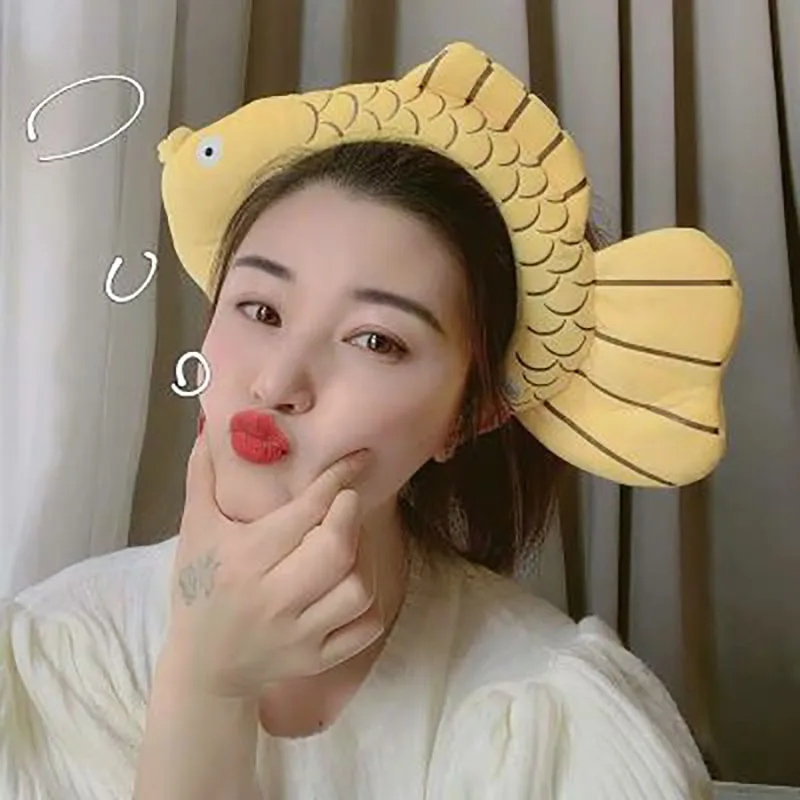 2020 популярные товары головные уборы милые Мультяшные с фото группы мытье макияжа