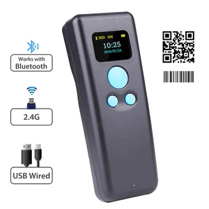 m8l portable wireless barcode scanner and m8d mini bluetooth 1d2d qr bar code reader pdf417 for ios android ipad free global shipping
