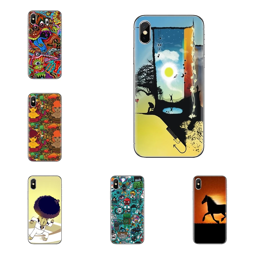 Мобильный чехол для телефона векторные обои рисования samsung Galaxy S2 S3 S4 S5 мини S6 S7
