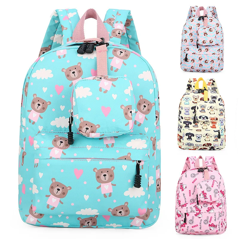Корейский мультфильм детская школьная сумка 2020 горячая Распродажа печать