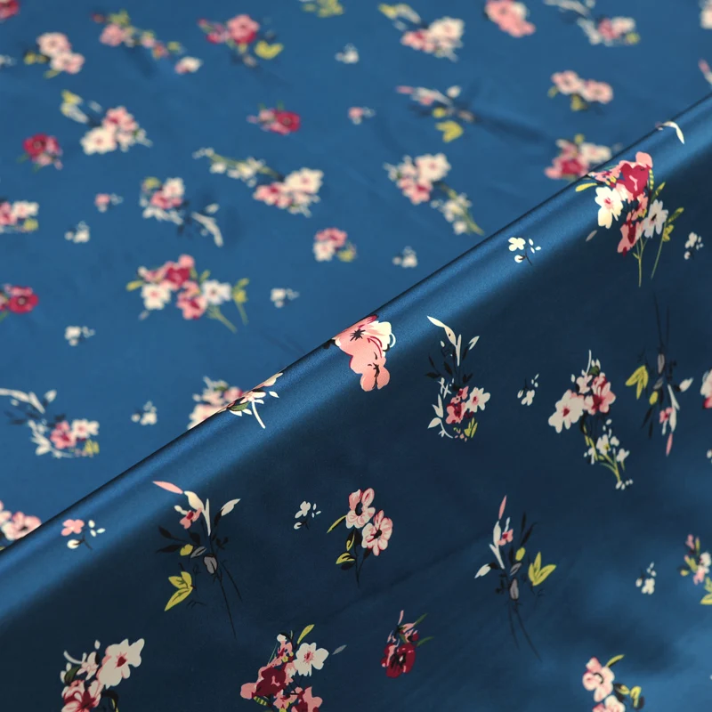 135 см в ширину шелк стрейч метр атласной ткани 19 мм цифровая чернильно-струйная