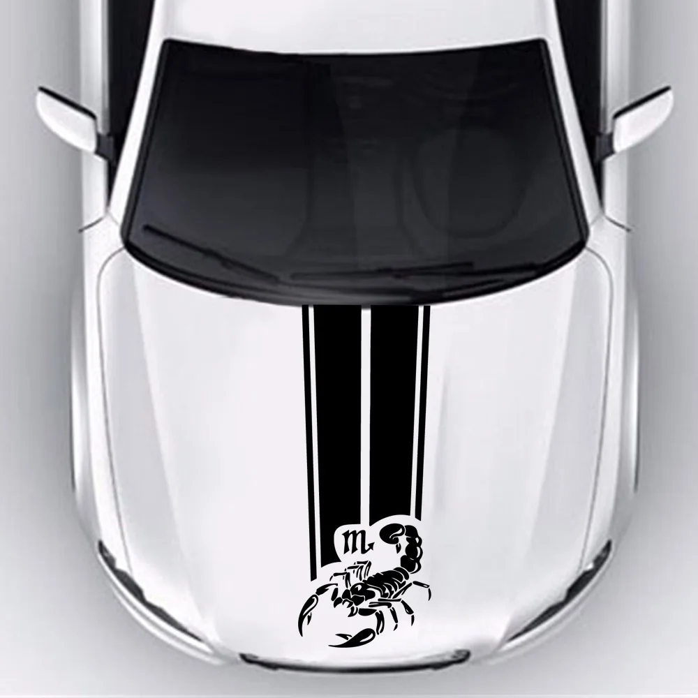 

Free shipping Hood sticker Auto Sticker Vinyl Car Sticker 3D Car Styling