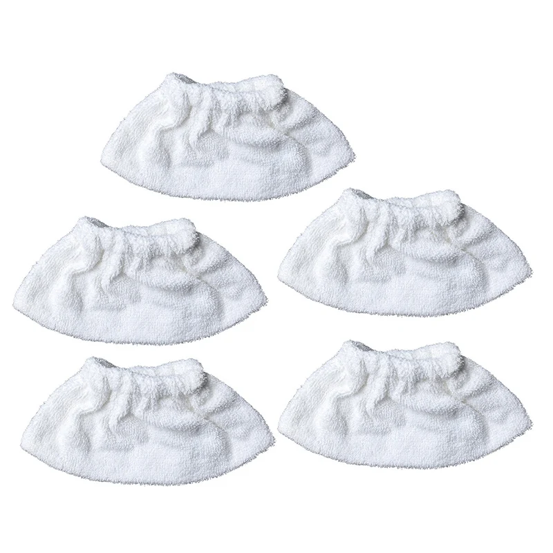 

5pcs Floor Cloth Brush head Cove Cleaning Accessories for KARCHER SC2 SC3 SC4 SC5 Steam Fiber Cotton white vacuum Cleaner Parts