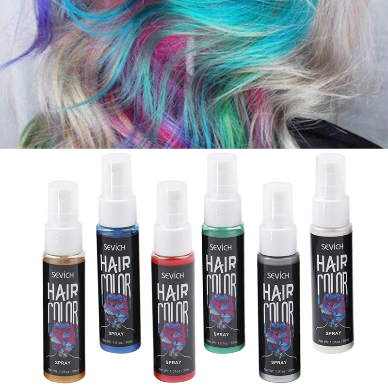 Liquid Hair Spray Unisex Party Cosplay Temporary Color Dye Styling | Красота и здоровье