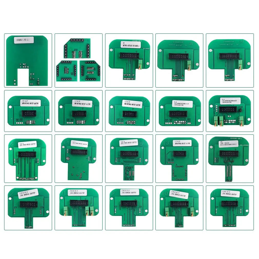 

Full 22 Pcs Probes Adapter LED Frame ECU RAMP Adapters 12V For KTAG KESS 100 Fgtech Dimsport Probe Set Diagnostic Instrument