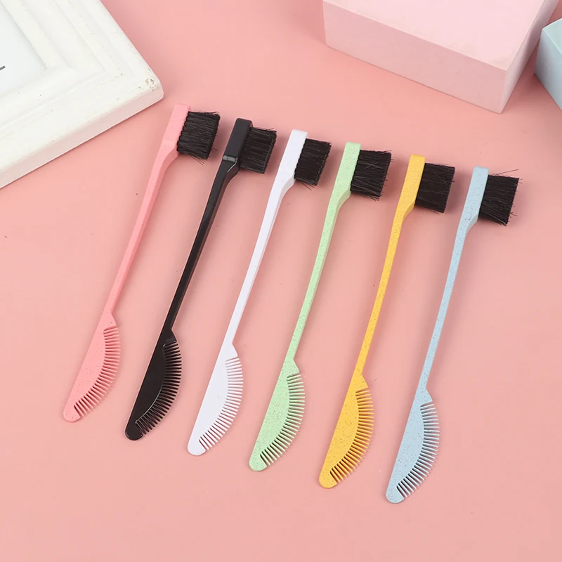 

Double Sided Edge Control Hair Eyebrow Comb Multifunction Makeup Beauty Brush Makeup Brush Makeup Brushes