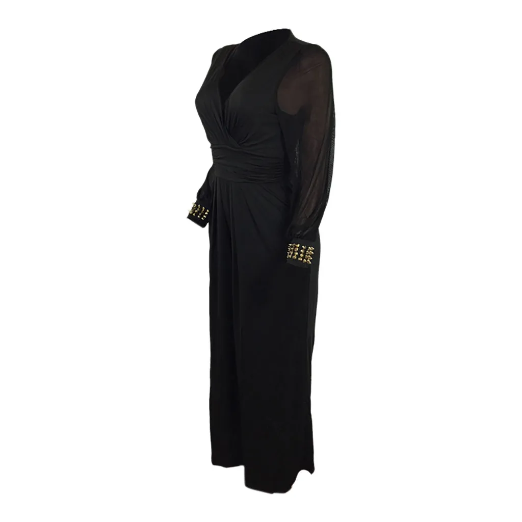 Женский сексуальный комбинезон с заклепками весна-лето 2020 новые кружевные