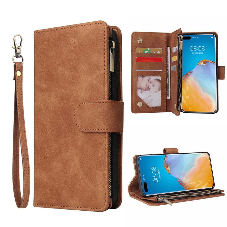 Чехол Кошелек для Huawei P40 P30 Mate 30 Pro Lite Honor 20i 10 20 Nova6se P Smart Plus 2019 кожаный флип чехол на