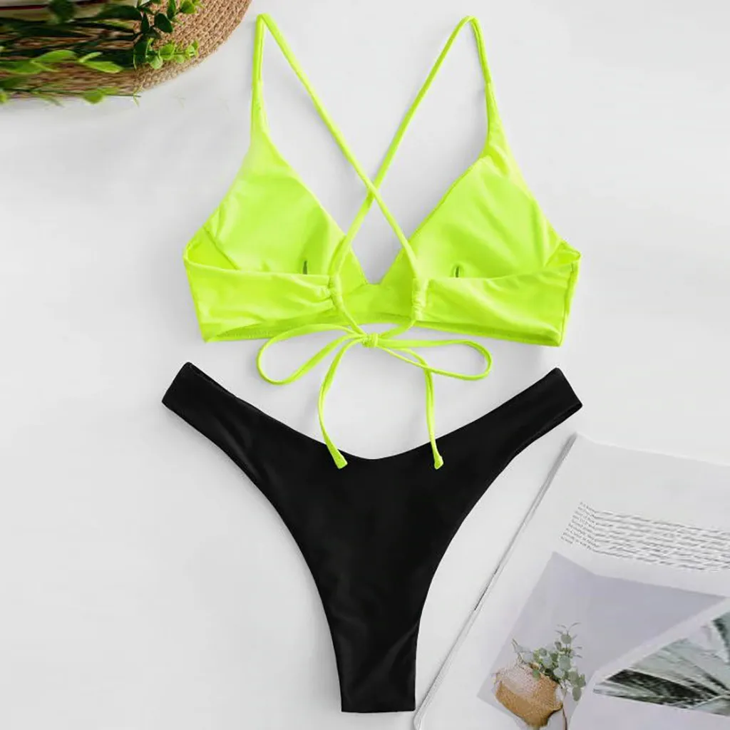 WOMAIL 2020 новое модное сексуальное однотонное нижнее белье на бретельках с