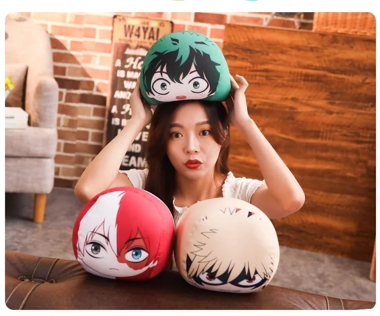 35 см прекрасный аниме Bakugou катсуки Todoroki Shoto мидория изуку плюшевый Boku No Hero Academy Подушка креативный подарок для ребенка