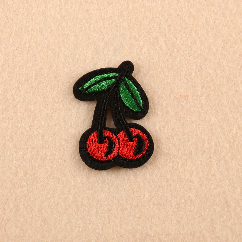 10 шт./компл. тканевые нашивки с вышивкой фри мороженое еда в форме термальные