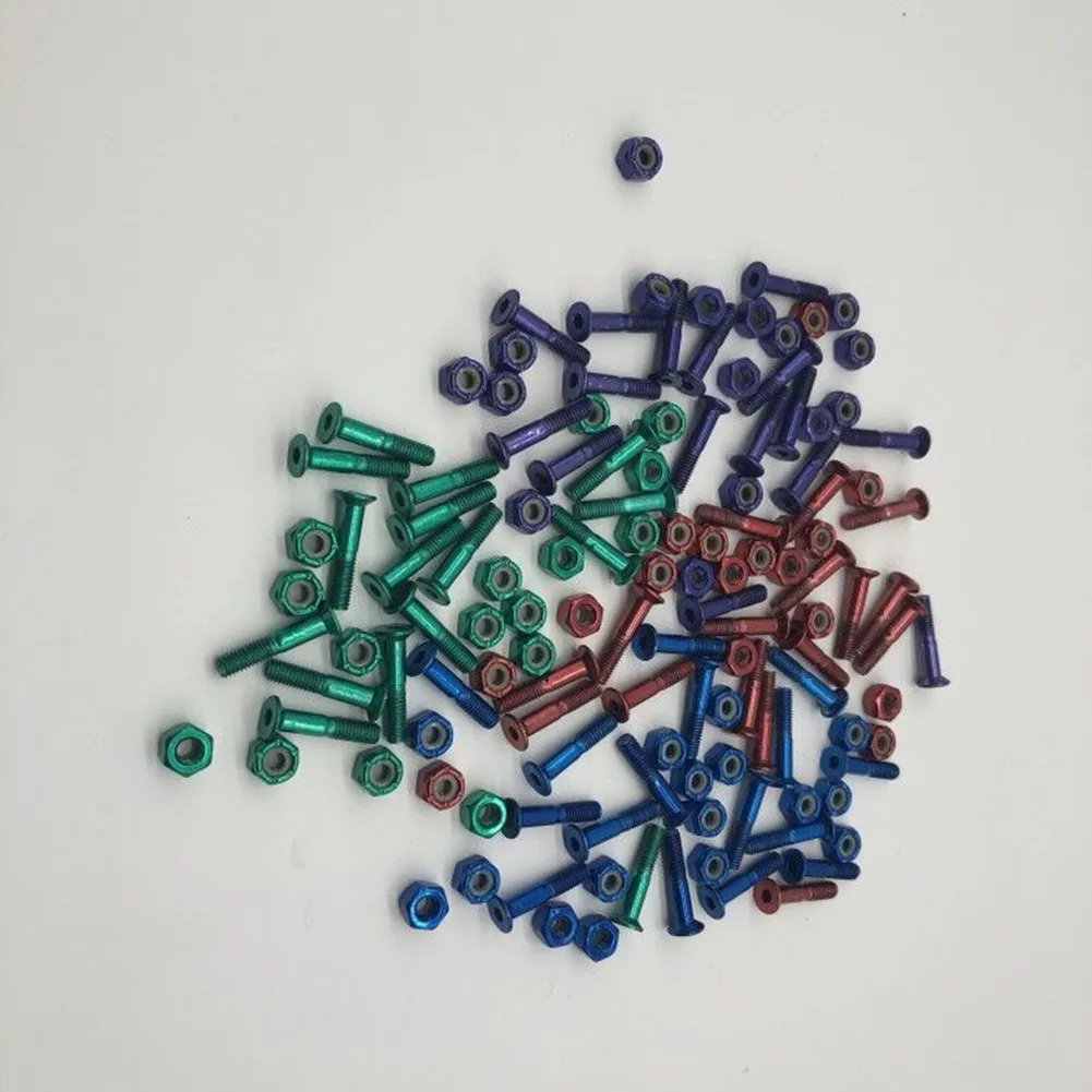 

1\"/1.25\"/1.5\" 8pcs Multicolors Hardware For Skateboard Longboard 2021