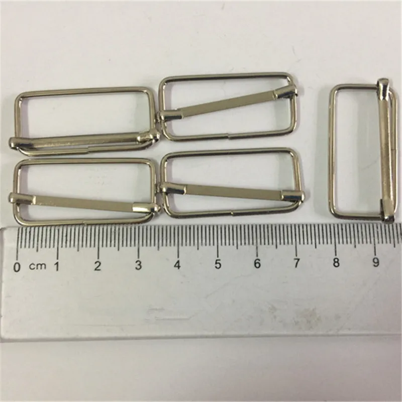 100 шт. 32 мм лента скользящая Пряжка Подтяжки Регулируемая металлическая пряжка