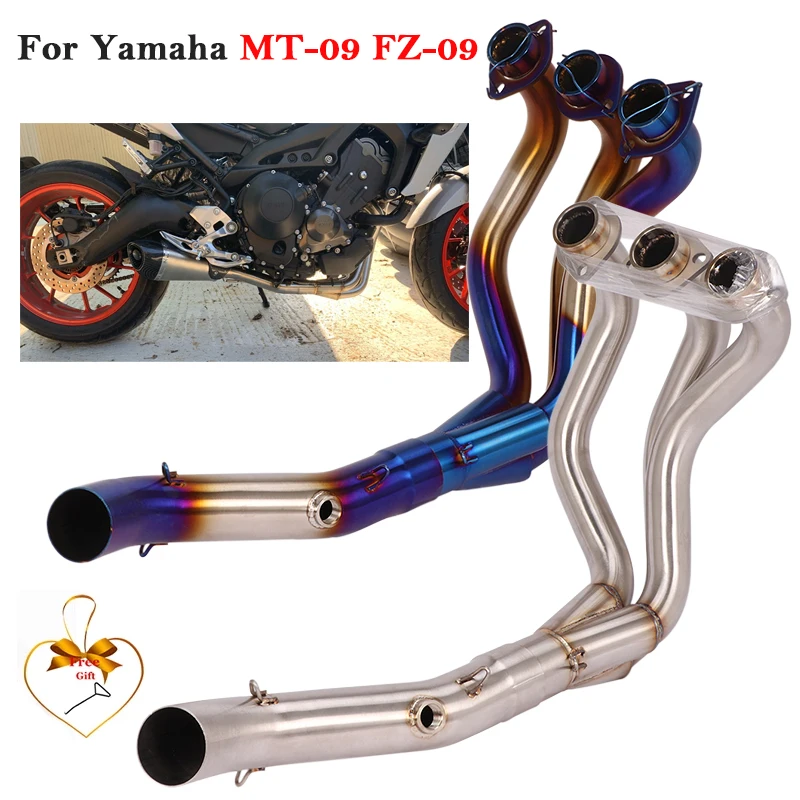Выхлопная труба для мотоцикла Yamaha MT-09 MT09 FZ09 51 мм