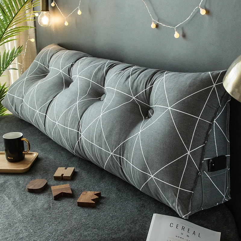 

Soft Modern Cushions Pillow Sofa Cotton Printed Washable Girl Long Cushions Double Cojines Para Sillas Home Decoration 50