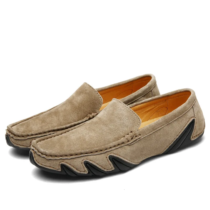 Mocassin Homme из свиной кожи Повседневные мужские мокасины Мужская обувь натуральной |