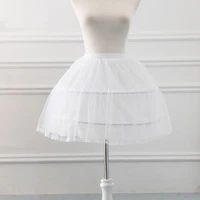 short wedding bridal petticoat underskirt cosplay party crinoline slips without hoops