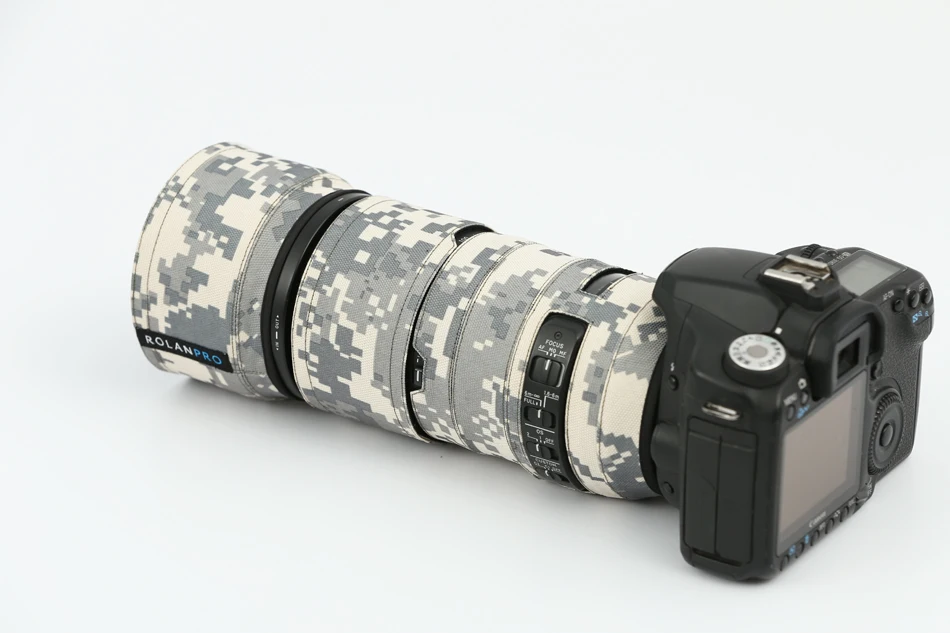 Линзы rolanpro одежда камуфляж пальто дождевик для Sigma 100-400 мм F5-6.3 OS HSM современный объектив защитный чехол для DSLR