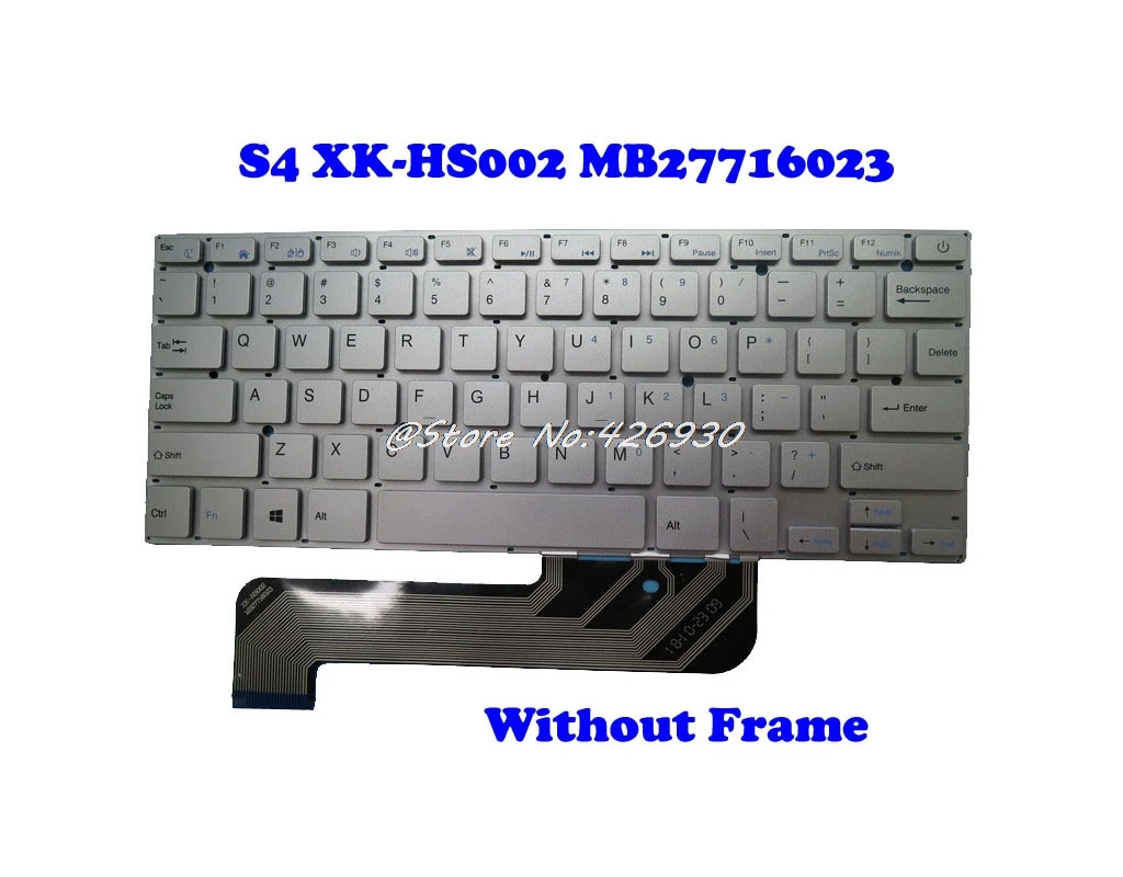 Клавиатура для ноутбука Jumper EZBook S4 XK HS002 MB27716023 английская американская